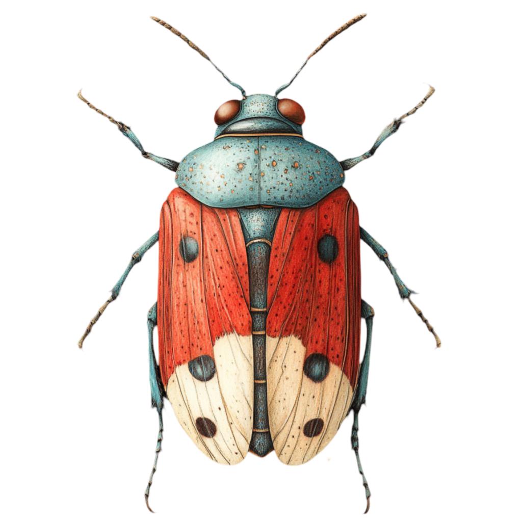Teal Insects 15 Red and Teal Blue Insects Clipart Bundle, 15 JPG and Transparent PNG ...
