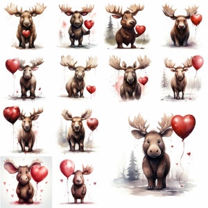 Moose Balloons, Moose Birthday Theme, Moose Party Ideas, Woodland...