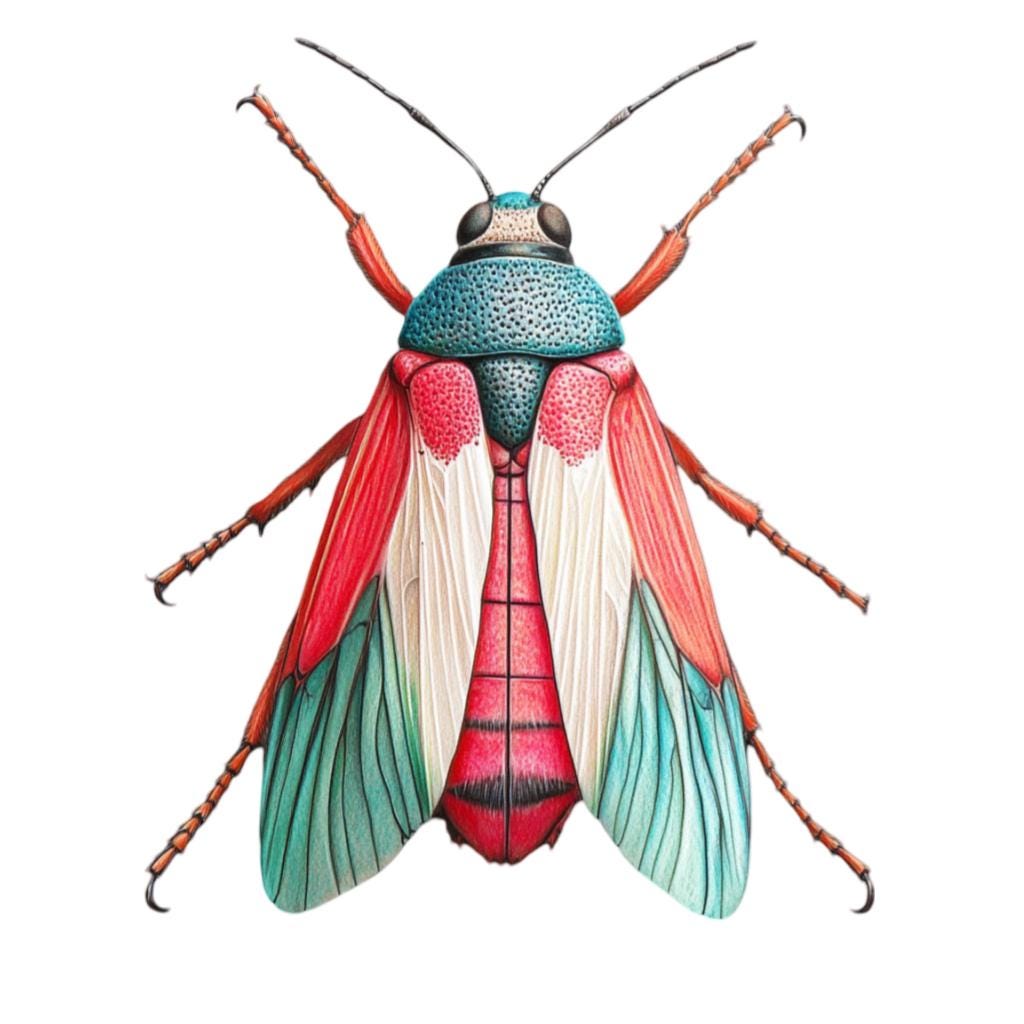Teal Insects 15 Red and Teal Blue Insects Clipart Bundle, 15 JPG and Transparent PNG ...