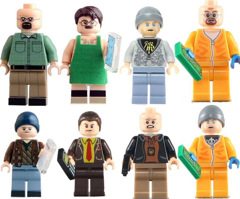 Breaking Bad Set Custom Built Minifigure Etsy