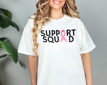 Support Squad Ribbon | Cancer Awareness - Graphic T-Shirt