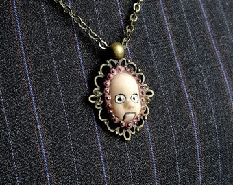 Creepy Doll Necklace Doll face necklace Creepy Doll pendant Doll Head Necklace Baby doll face necklace Horror doll face Necklace Victorian