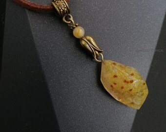 Echter Schlangenhaut Anhänger aus Resin: Boho Hippie Schmuck