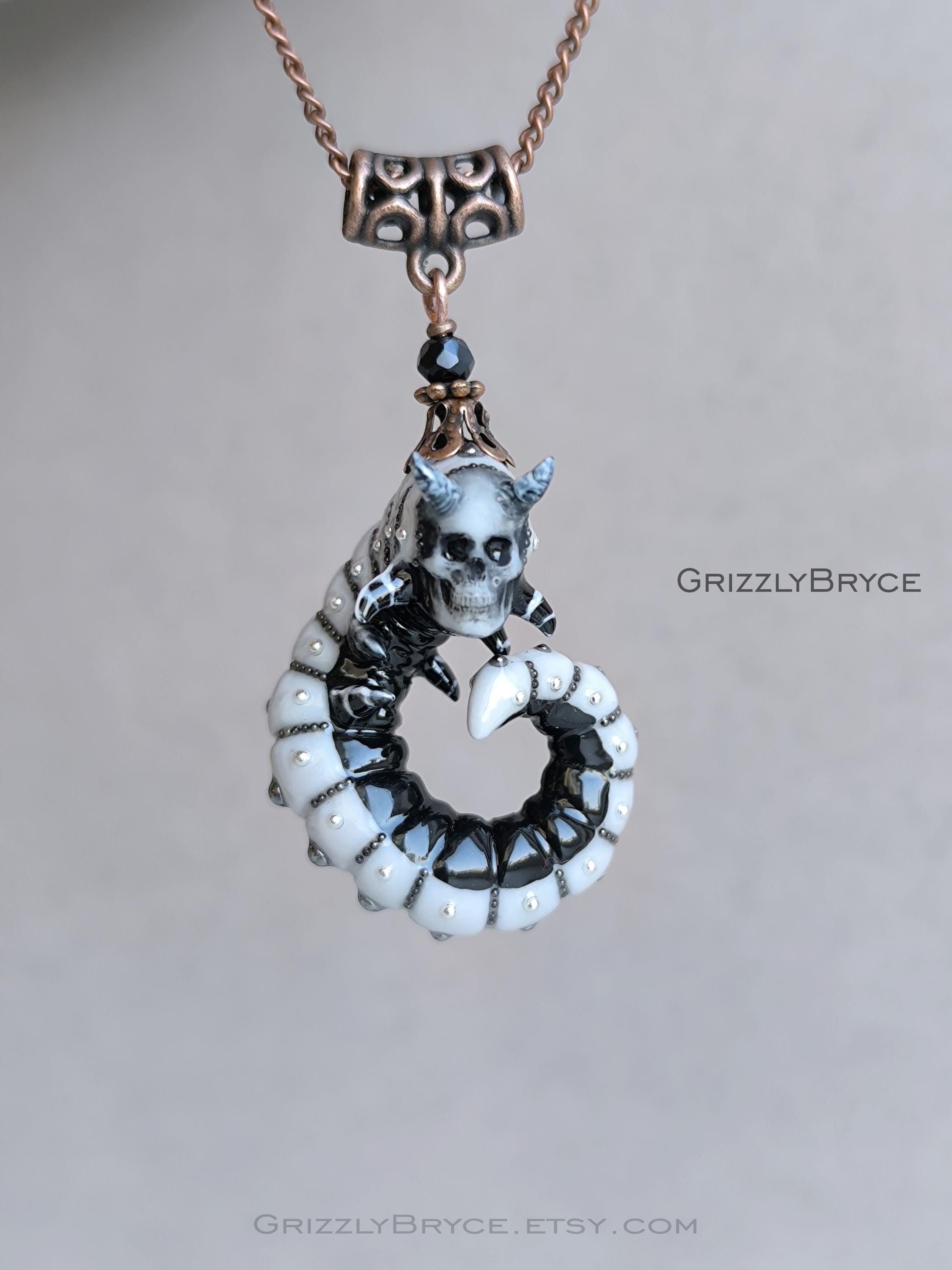 Caterpillar necklace France