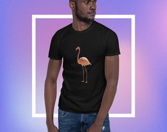 Solo Flamingo - Short-Sleeve Unisex T-Shirt