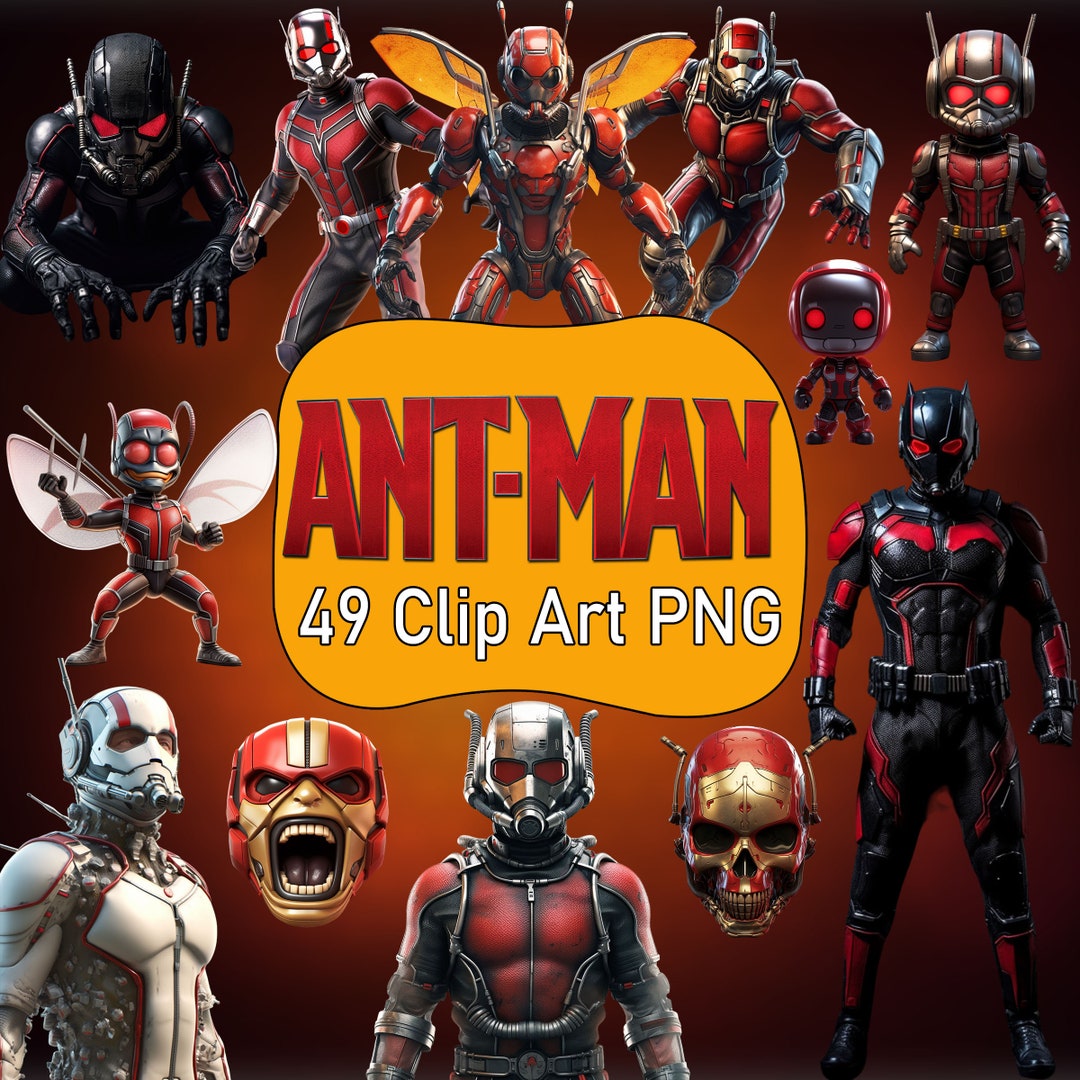 49 Antman Clipart PNG ant-man Digital Graphic Image antman Clip Art ...