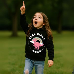 Ren the Raptor Kids Toddler Fleece Hoodie - Real Girls Roar TM Collection