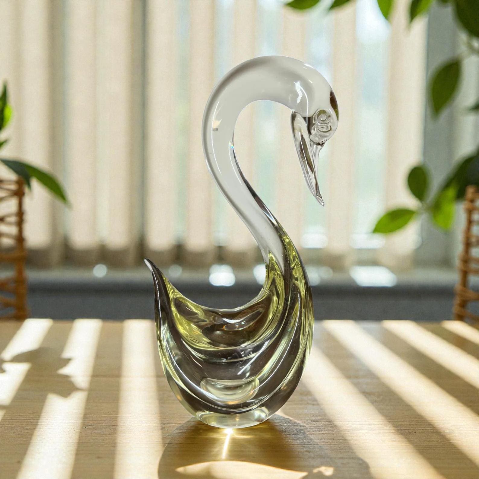 Murano glass swans - Etsy 日本