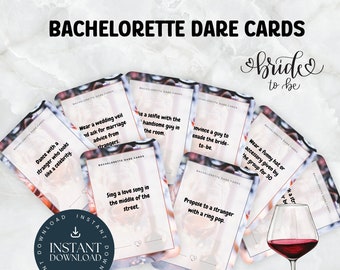 Vrijgezellenfeestkaarten | Avondje uit voor meisjes | Spel voor vrijgezellenfeesten | Vrijgezellenfeest | Dare Card-vrijgezellenspel | Spel vrijgezellenfeest