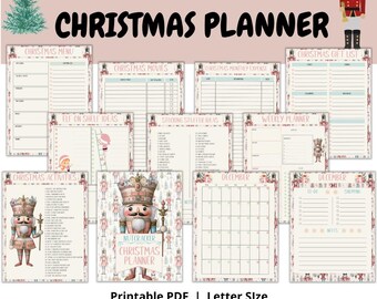 Notenkraker kerstplanner | Aftelkalender voor kerst | Kerstplanner met activiteitenplanner | Vakantieplanner | Kerstorganisator