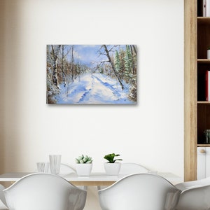Oil on canvas. Winter
