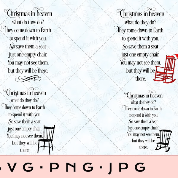 Christmas in Heaven SVG - Christmas SVG - A little bit of heaven in our home, lantern svg