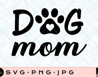 Chien Maman SVG / Fourrure Maman SVG / Amoureux des chiens / Maman animal de compagnie