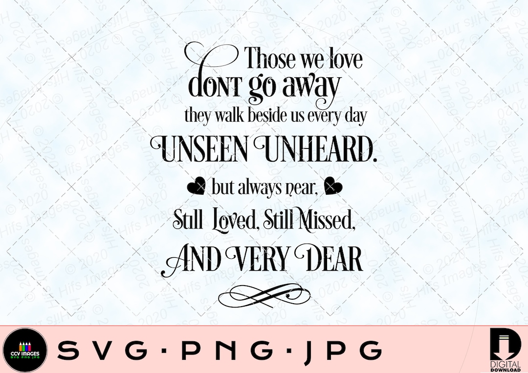 Those We Love Svg Memorial Svg, Rememberance Svg, Lantern Svg - Etsy