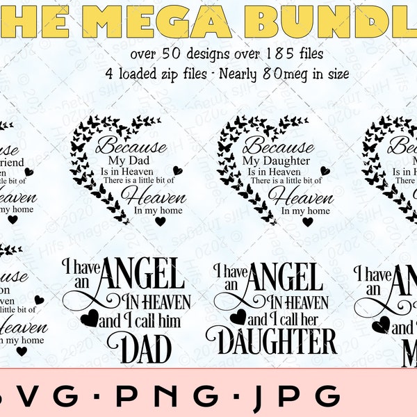 MEGA Memorial Bundle., in loving memory svg, Memorial .Christmas svg, Rememberance svg