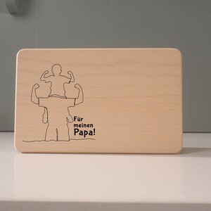 Father&#39;s Day Gift, Father&#39;s Day, Best Dad, Wooden Board Dad, Breakfast Board Dad, Gift, Father&#39;s Day, Dad Gift, First Father&#39;s Day