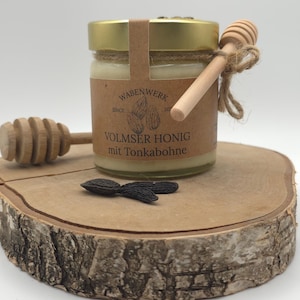 East Westphalian Tonka Bean Honey with Honey Spoon – Perfect for the Christmas Season