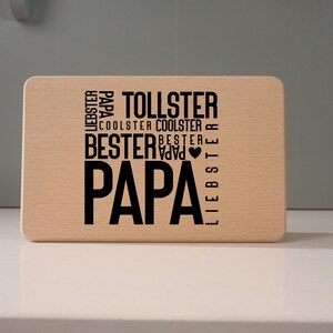 Father&#39;s Day Gift, Father&#39;s Day, Best Dad, Wooden Board Dad, Breakfast Board Dad, Gift, Father&#39;s Day, Dad Gift, First Father&#39;s Day