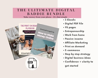 Digital Hustle eBook Bundle: Geld verdienen im Internet, Affiliate Marketing, POD (PDF-Download, 95 Seiten)