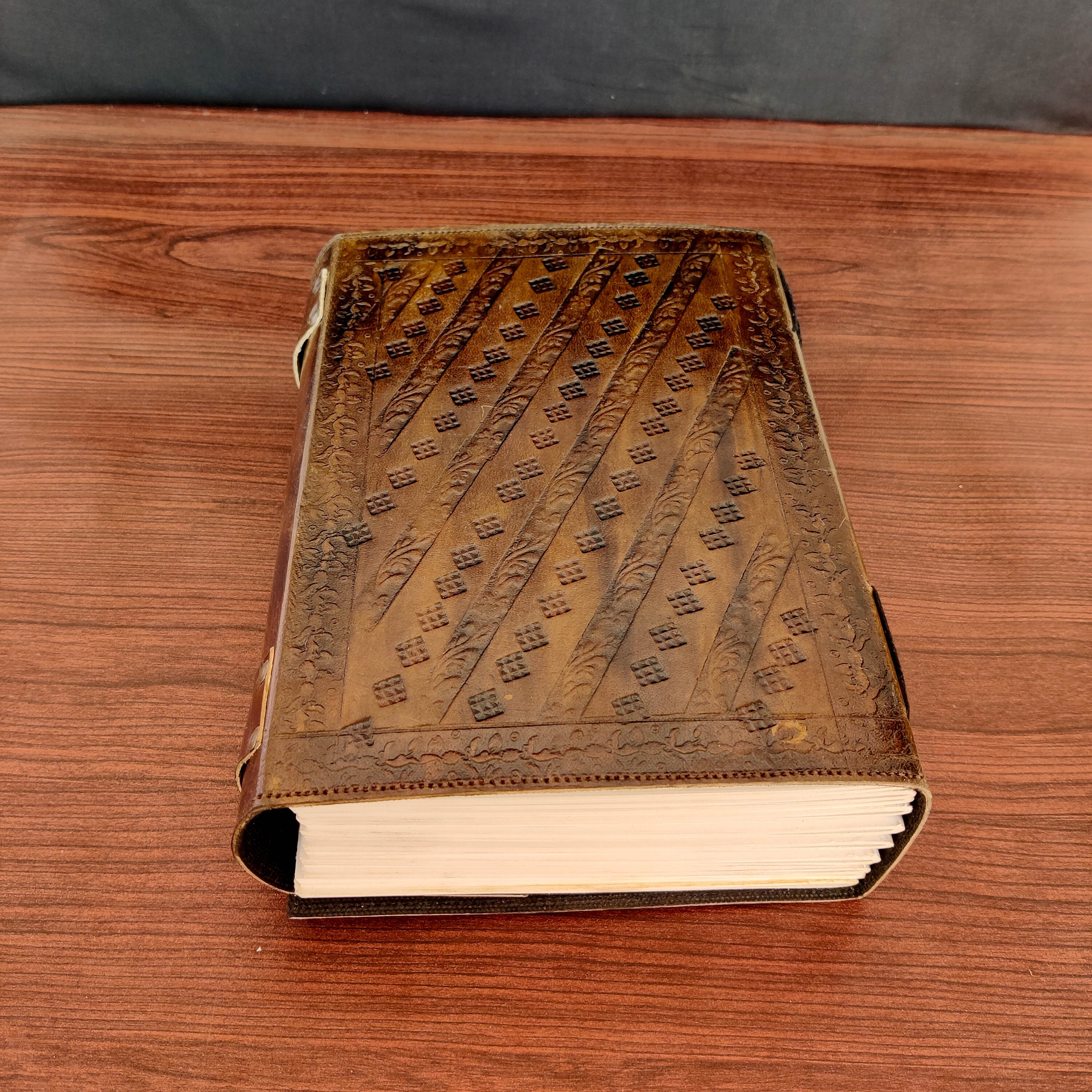 Embossed Tree of Life Leather Journal: Handmade Grimoire, 600 Pages - Etsy