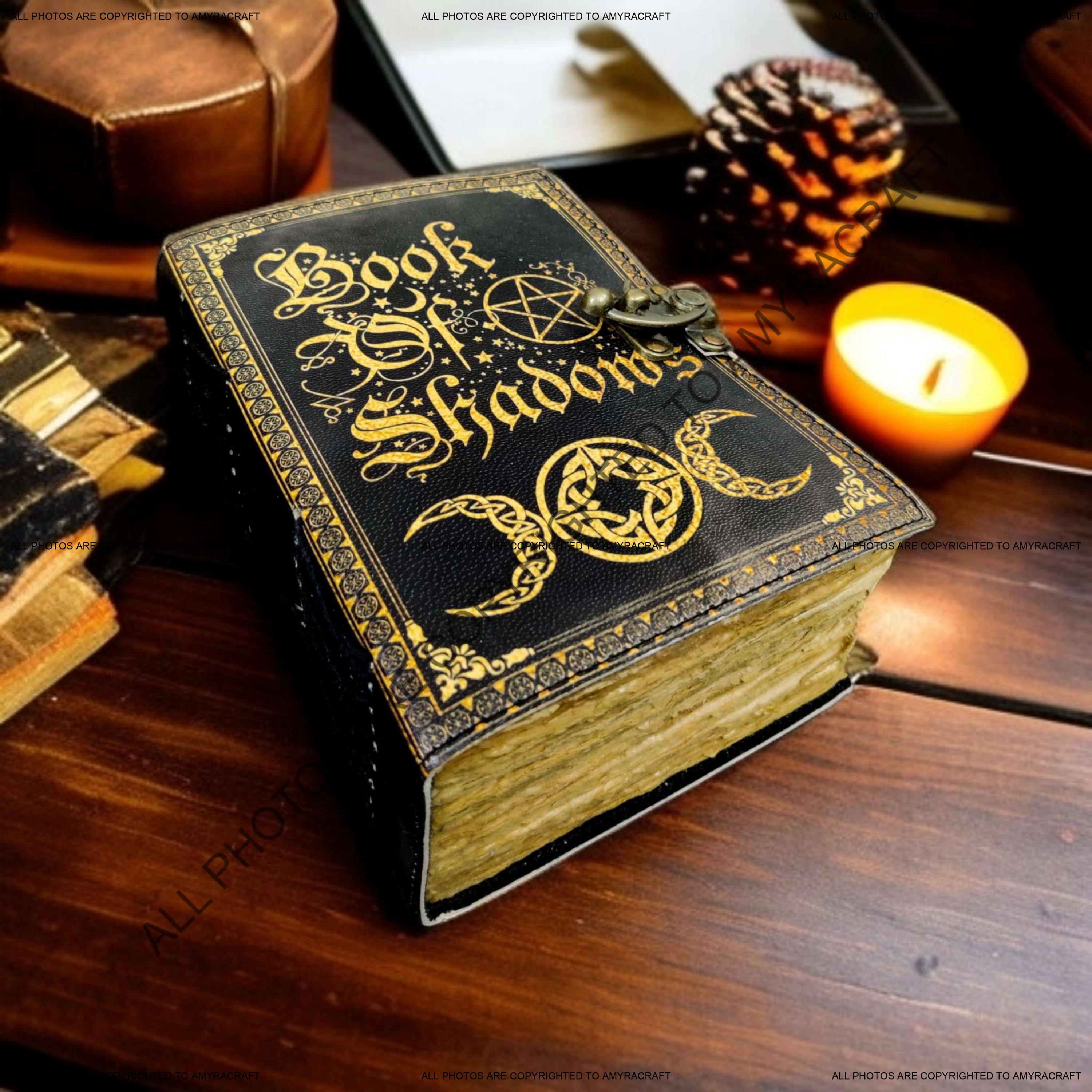 handmade-leather-book-of-shadows-celestial-grimoire-witchcraft