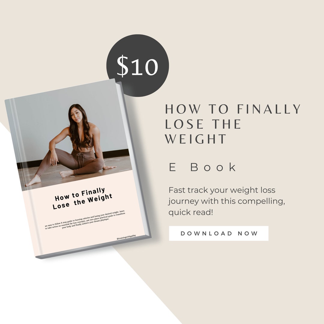 How to Finally Lose the Weight Ebook, Nutrition, Diet and Exercise Plan