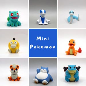 Cute little 3D printed Pokémon figures - Gotta Catch &#39;Em All! | Cute | Pokémon | Collectible Figures | Generation | Decoration