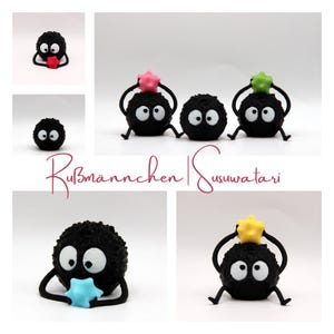 Cute Soot Sprites | Susuwatari | 3D-printed Soot Sprites | Cute | Anime | Ghibli | Howl&#39;s Moving Castle | Totoro | wandering soot