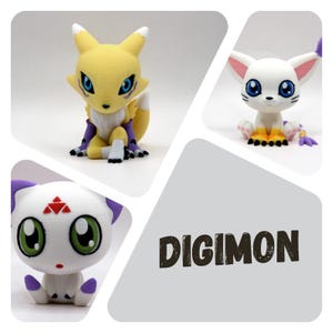 Digimon | Chibi Digimon | Digimon Figure | 3D-Printed Digimon | Chibi | Anime | Digimon Adventure | Decoration