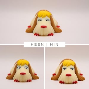 Chibi Hin | Chibi Heen | Hunde Figur | 3D-gedruckter Hin | Süß | Anime | Ghibli | Das wandelnde Schloss |