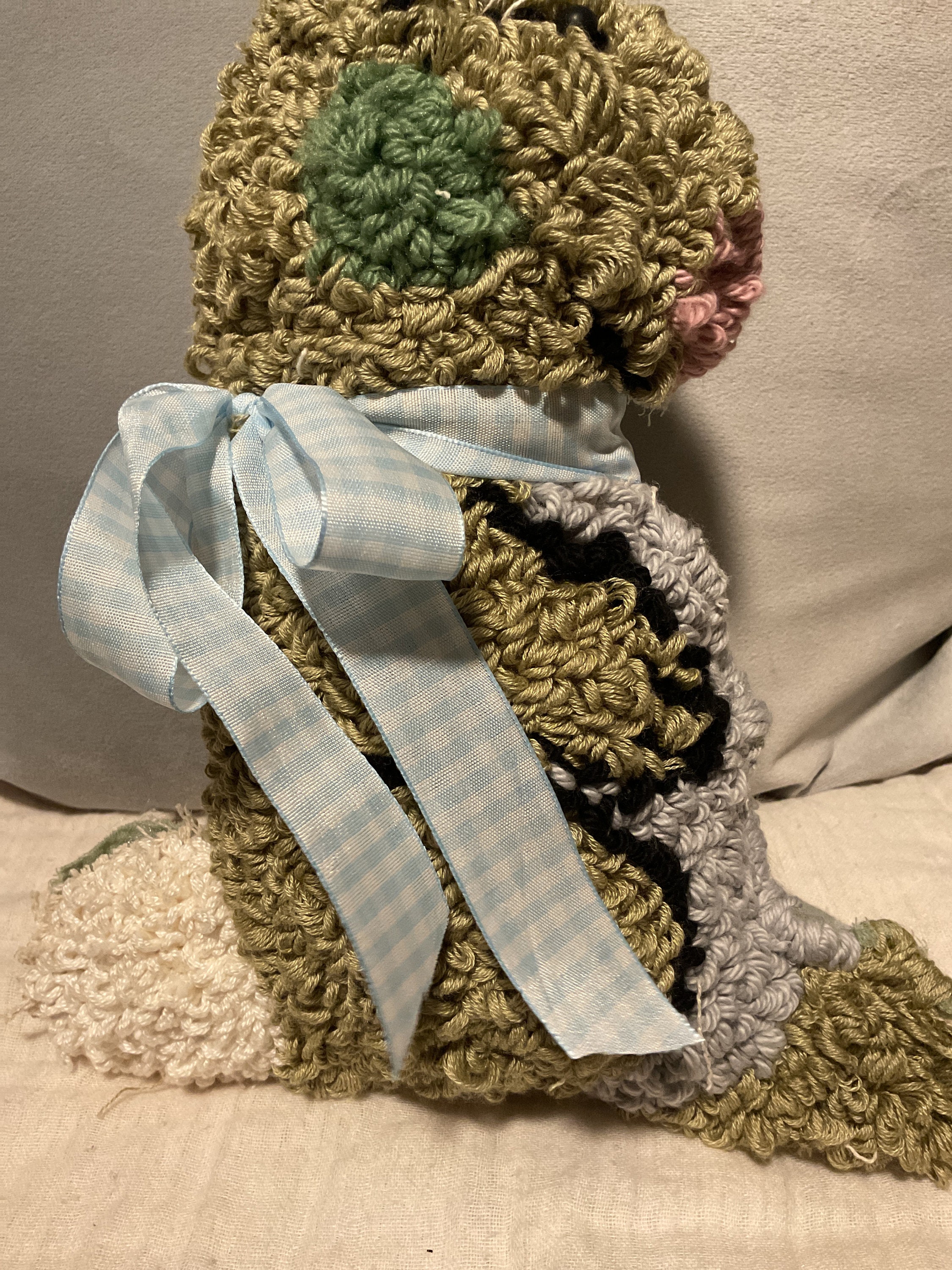 Punch Needle Rabbit Stuffed Animal - Etsy