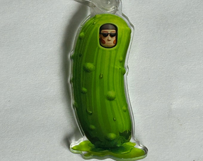 Average Pickle Keychain