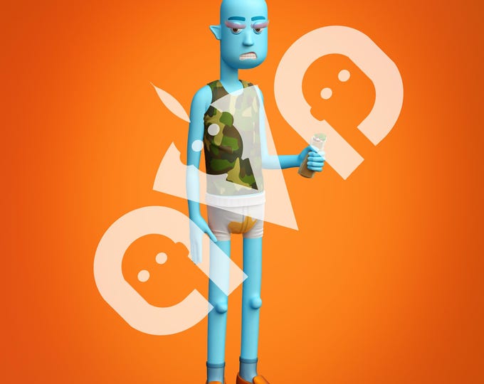 Average Punks Alien Pee Underwear Downloadable Image