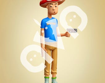 Average Punks Mushroom Head Downloadable Image