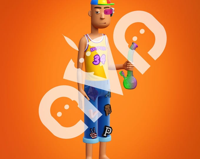 Average Punk Lakers Fan Downloadable Image