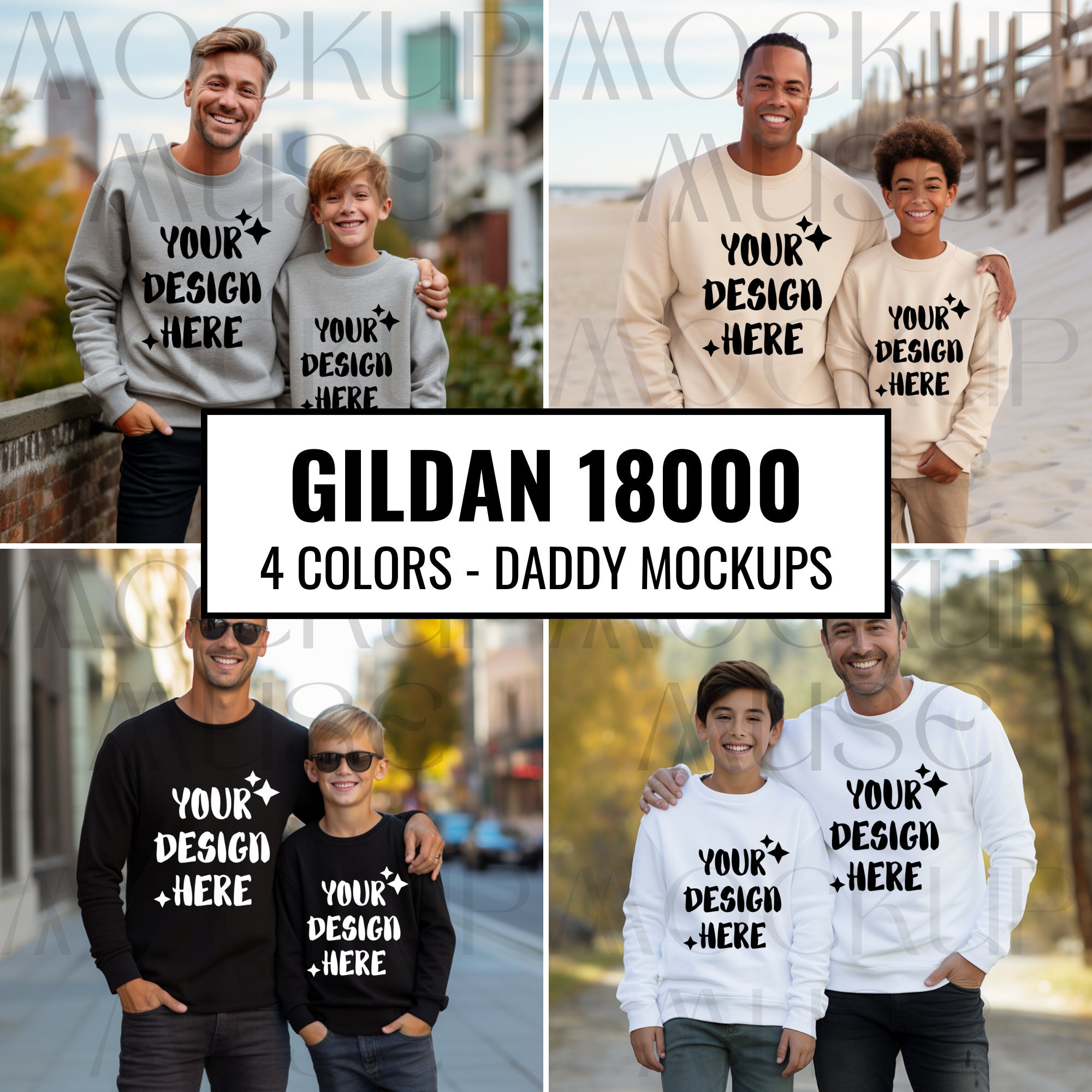 Matching trui vader zoon hotsell