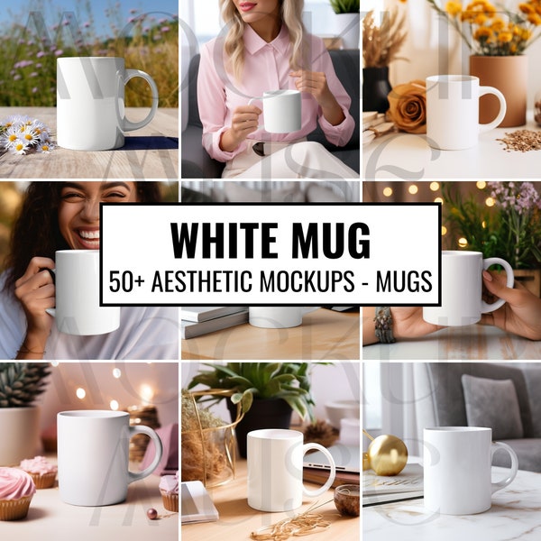 50+ White Ceramic Mug Mockup Bundle White Mug Plain Mockup Coffee Mug Mockup Ceramic Mug 11oz White Mug Mockup Bundle Aesthetic Home Office