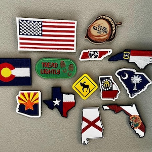 State Flag Velcro Patches