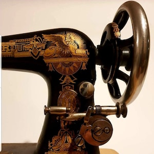 Incredible Antique 1890s Egyptian Singer Sphinx sewing machine found hidden in historical goldmining town.