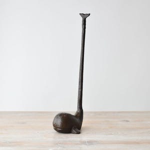 Cast Iron Whale Roll Holder 33cm – Nautical Kitchen Toilet Paper Stand Coastal Bathroom Decor Accessory