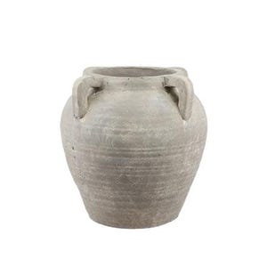 Cream Ceramic Vase 26.5cm – Matte Minimalist Decorative Vase for Pampas Grass, Eucalyptus or Bunny Tails – Neutral Medora Modern Home