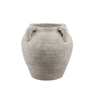 Crème keramische vaas 26,5 cm – mat minimalistische decoratieve vaas voor pampagras, eucalyptus of konijnenstaart – neutraal Medora Modern Home