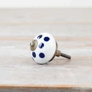 Vintage Bronze Ceramic Knob, 4cm x 7cm