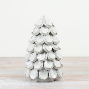 Handgemaakte keramische kerstboom 24 cm