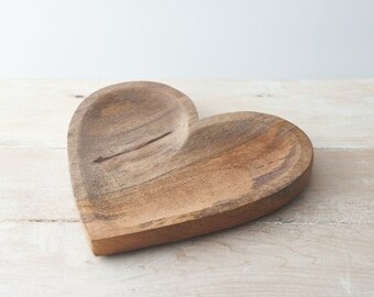 Natural Wooden Heart, 25cm - Rustic Country Home Decor