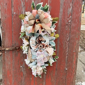Horse Wreath, Everyday Farmhouse Wreath, Everyday Country Wreath, Country Style Home Decor, Farmhouse Front Door Wreath, Front Door Wreath