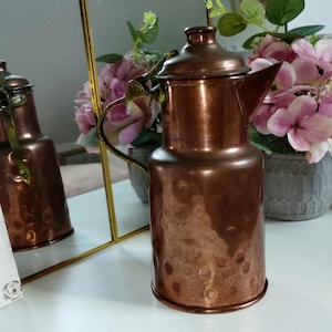 Copper and Brass Pitcher - Vintage