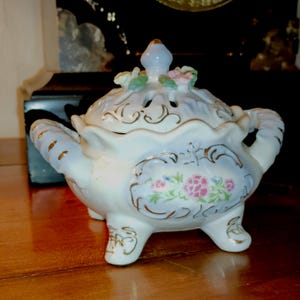 Small Ceramic Candy Box Bassano - Vintage