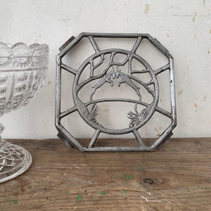 Vintage Art Deco trivet from France