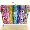 Custom Beaded Necklace | Handmade Stretch Jewelry | Colorful Glass Seed Beads | Choose Your Color | Layering Choker | Friendship Gift